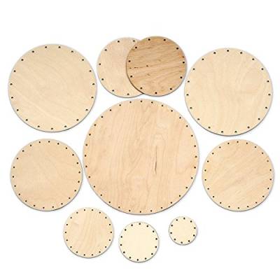 Zita's Creative Korbboden Set rund, groß für Peddigrohr 2mm und 3mm - Flechten, Korbflechten, Schilf Set, Peddigrohr, Flechtmaterial, Flechtset, Rattan von Zita's Creative